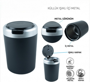 Wi̇mbledon Işıklı Küllük Metal iç Hazne - Küllük