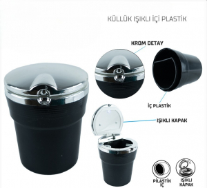 Wi̇mbledon Işıklı Küllük Metal iç Hazne - Küllük