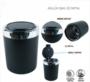Wi̇mbledon Işıklı Küllük Metal iç Hazne - Küllük