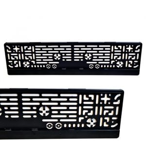 Plaka Altlığı ÇITALI DİKDÖRTGEN PLASTİK 54X14 Cm / 1 Adet - Plastik Plakalık