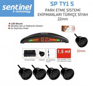 Sentinel Ekranlı Park Sensörü 22Mm - Siyah Türkçe - Park Sensörü