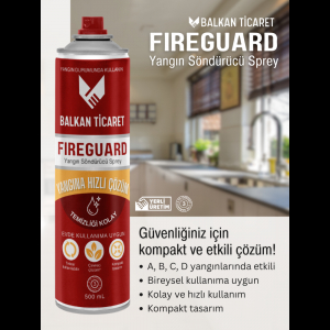 FireGuard Yangın Söndürme Spreyi / 500 ml - Yangın Tüpü
