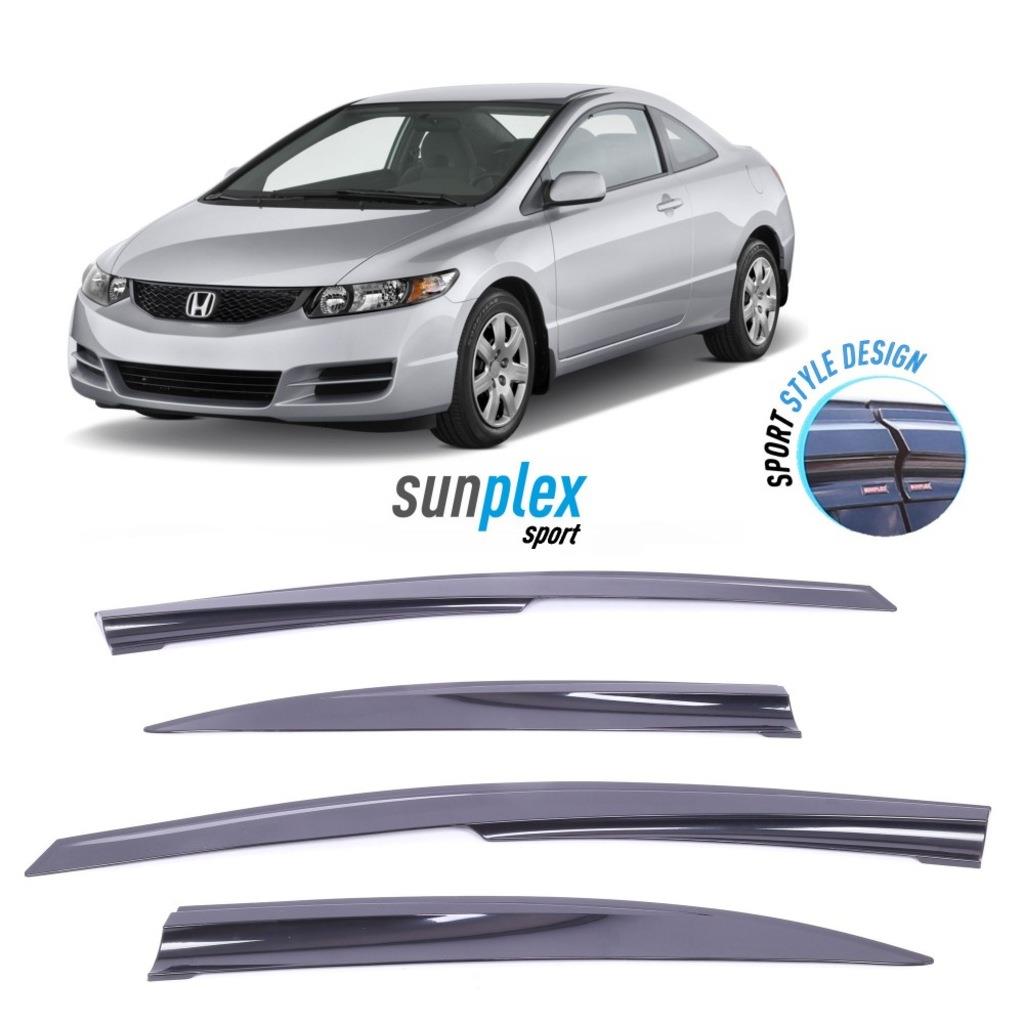 Honda Civic (2007-2012) Cam Rüzgarlığı - 4Lü / Sunplex - Cam Rüzgarlığı - Görsel 2