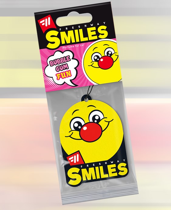 Fresh Way Dry Smile Kağıt Koku Bubble Gum - Asma Koku