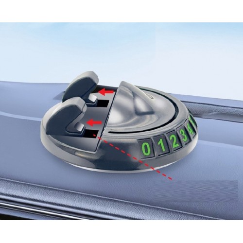 Dönebilen Yapışkanlı Numaratörlü Araç Telefon Tutucu - Numaratör - Görsel 2