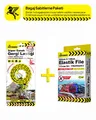 Automix Çok Amaçlı Yük Sabitleme Seti - Metal Kancalı Esnek File + 2 Metreye Kadar Esneyen Latex Gergi Lastiği
