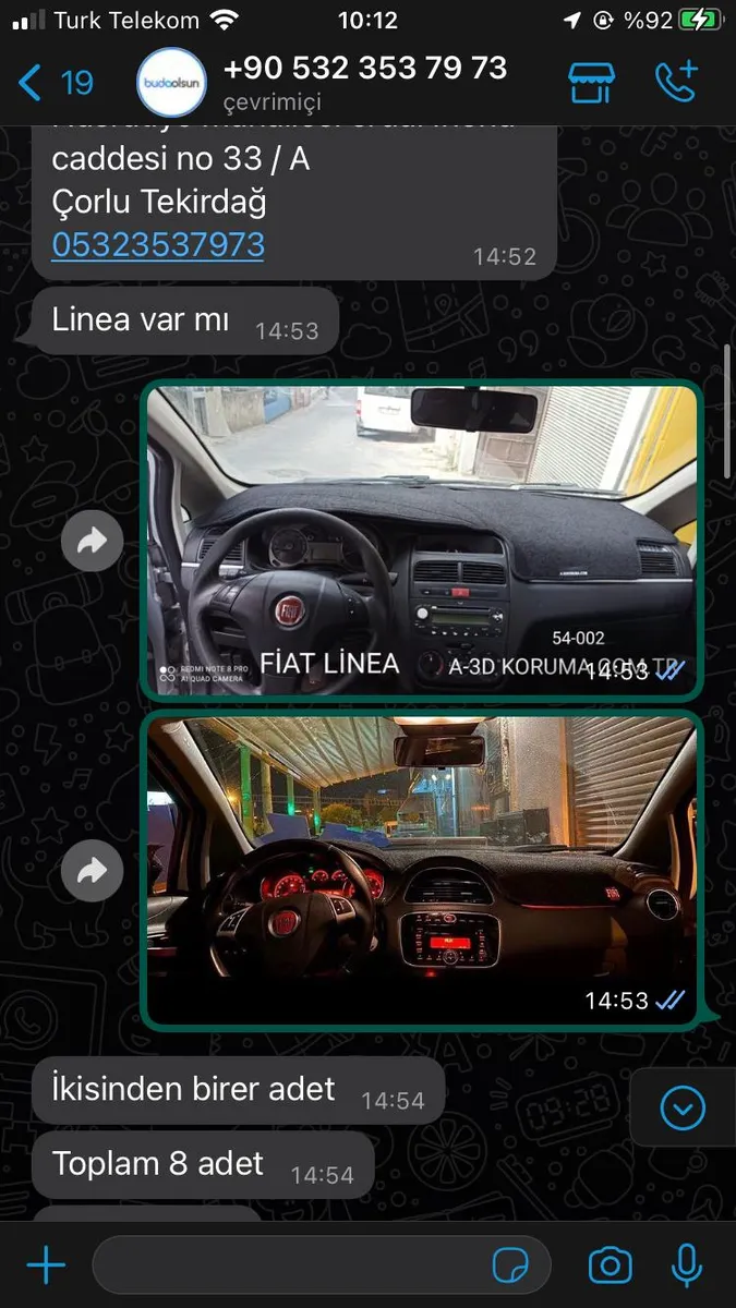 3D Koruma Araca Özel Torpido Örtüsü - Torpido Örtüsü