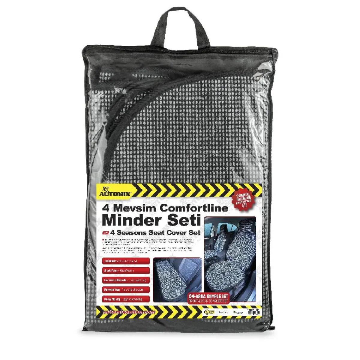 Automix Pamuklu Terletmez 4 Mevsin Minder Seti / Ön Arka Set - Minder