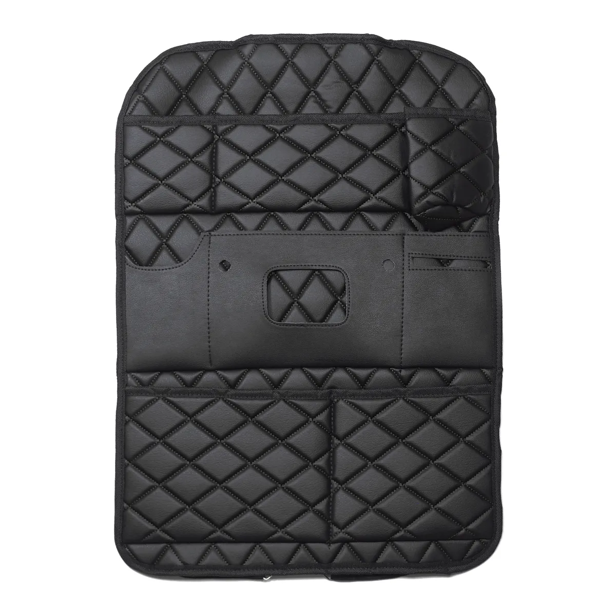 Wimbledon Oto Koltuk Arkası Düzenleyici Nakışlı Deri Organizer 44 X 62 CM  / 1 Adet - Koltuk Arkası Organizer