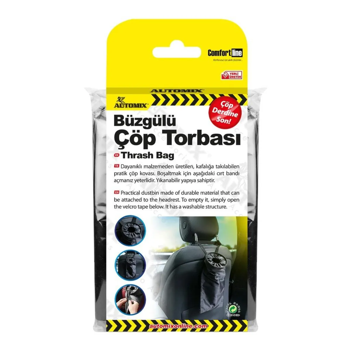Automix Büzgülü Çöp Torbası - Organizer