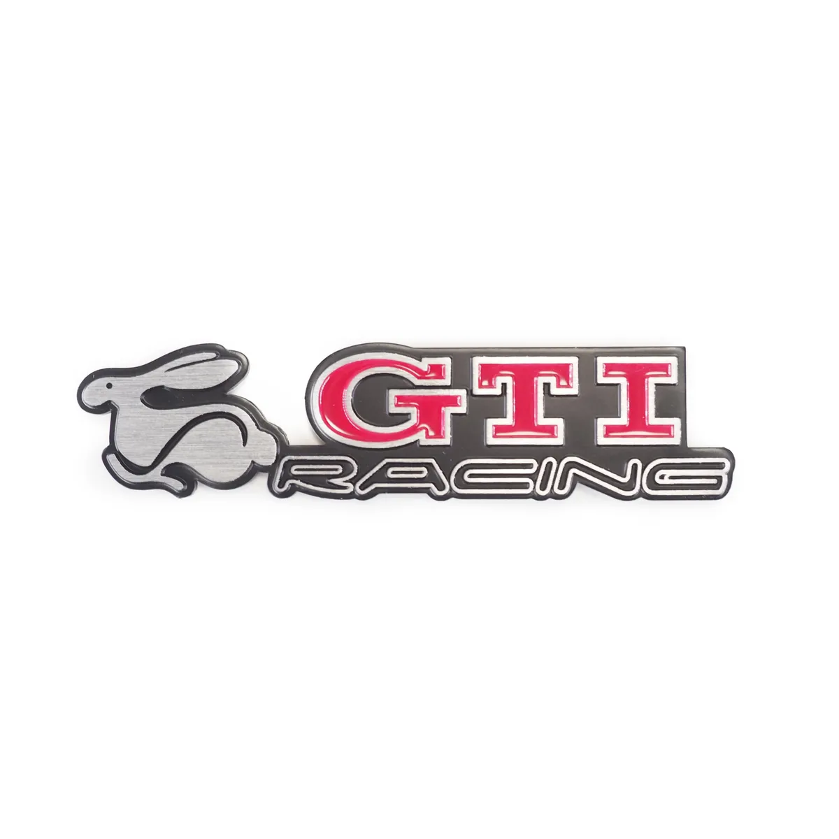 GTI Racing Yazılı Araç Arma Metal Sticker - Arma & Sticker