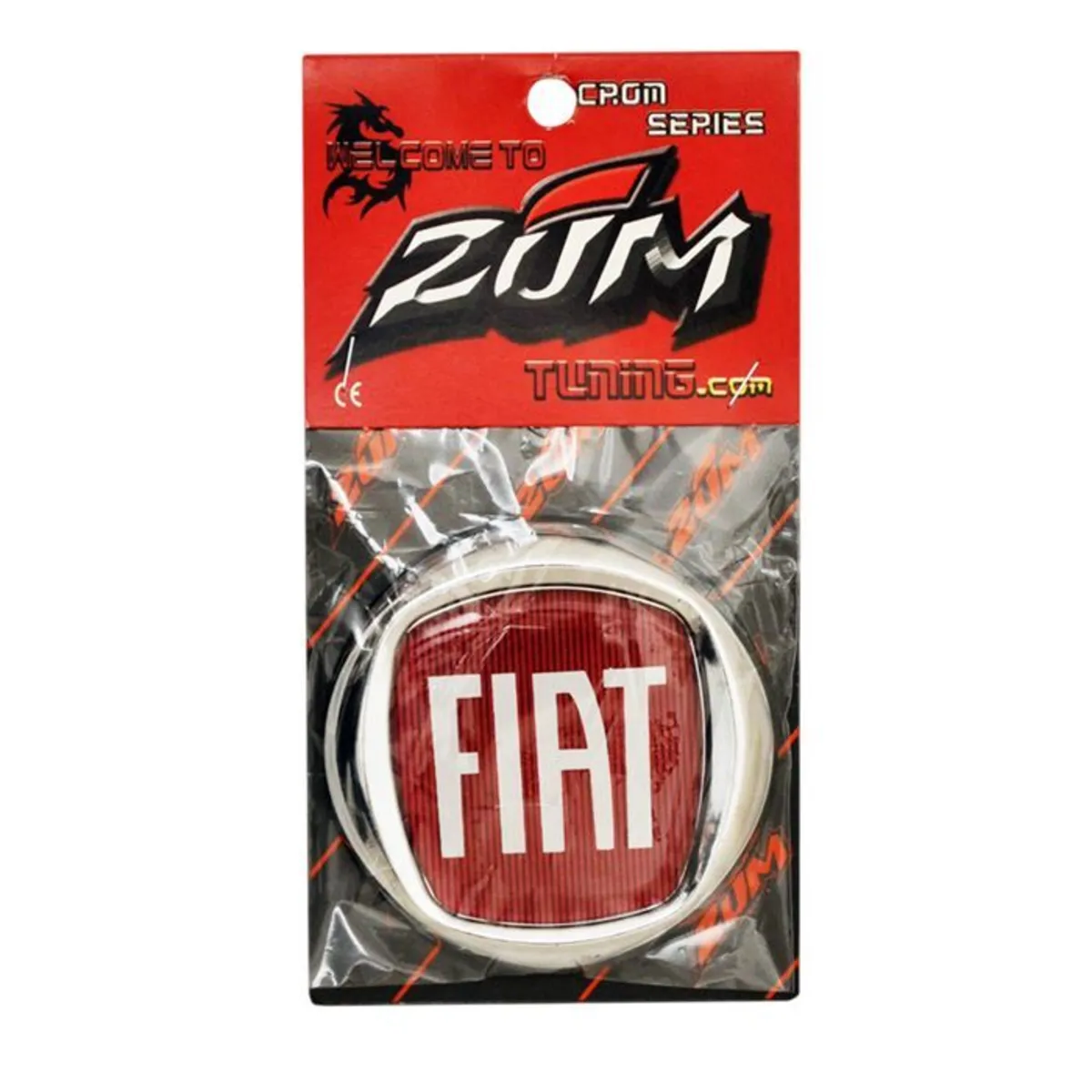 Nikel Kırmızı Fiat Arma Zum / 7.5 Cm - Arma & Sticker