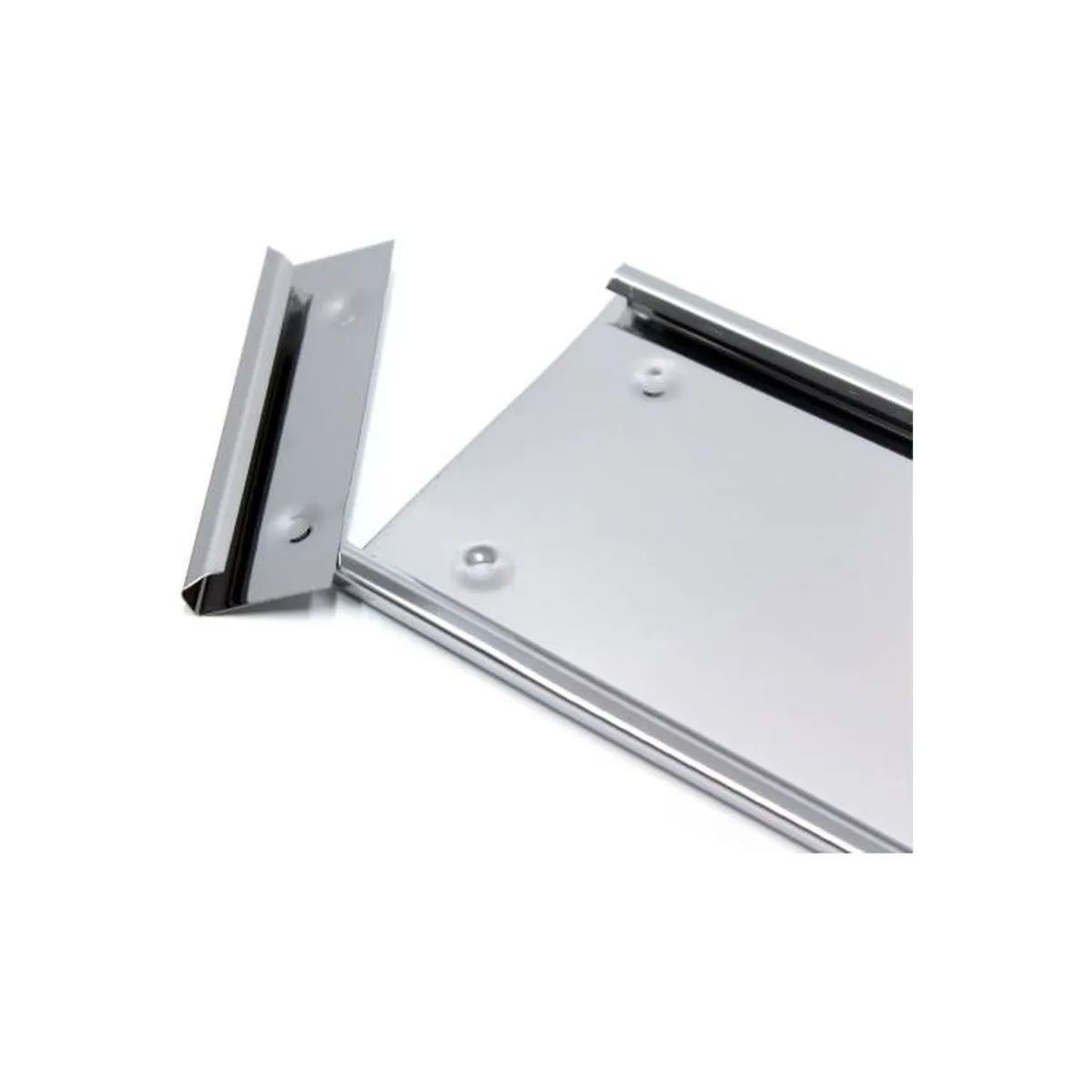 Paslanmaz Krom Plaka Altlığı 529Mmx116Mm / 2 Adet - Krom Plakalık