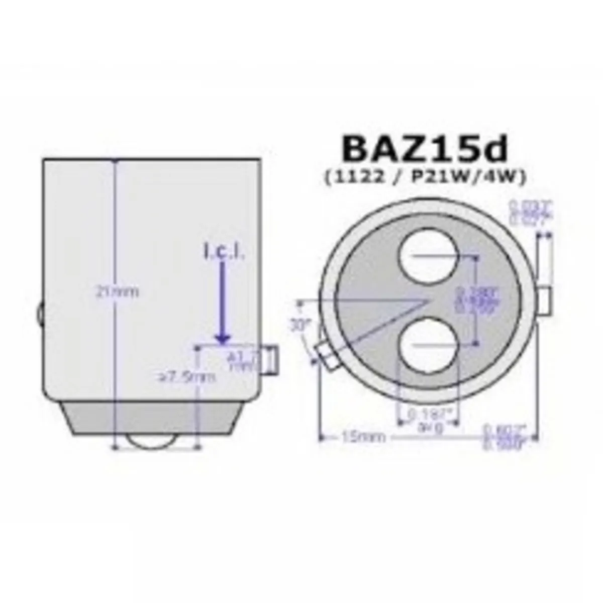 Tungsram 1016 21/5w 12v 1077 Halojen - Park Ampulü