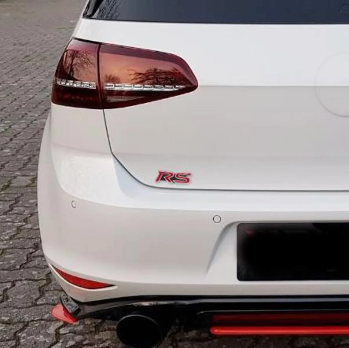 Rs Yazılı Araç Arma Sticker / Metal 80 Mm X 23 Mm - Arma & Sticker