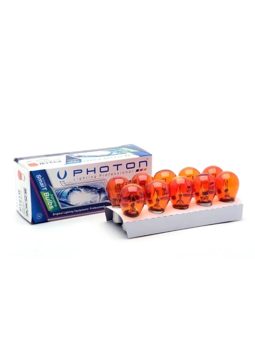 Photon Düz Tırnak Turuncu Sinyal Py21W Ph5731 / 1 Adet - Park Ampulü - Görsel 3
