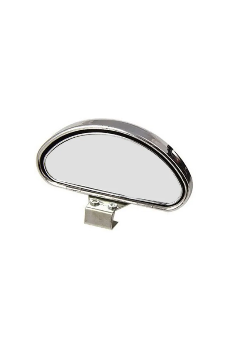 Oto Araç Araba Kör Nokta Eğitmen Aynası Krom Oval (11X5 Cm) - Yan Ayna Üstü - Kör Nokta - Görsel 2