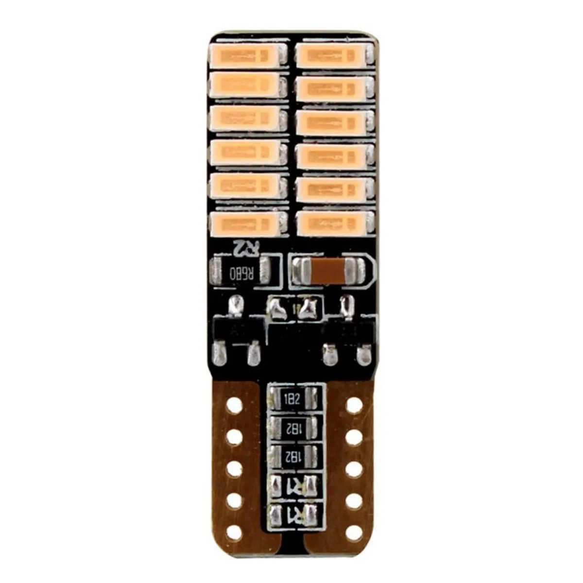 T10 Dipsiz Smd Park Ampulü 24 Ledli – Turuncu - Park LED - Görsel 2