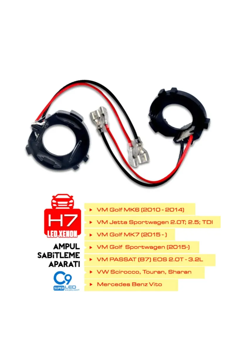 Jetta Passat B7 Mercedes Golf 7 Led Xenon Led Far Ampul Sabitleme Aparatı - Led Far Sabitleme Aparatı
