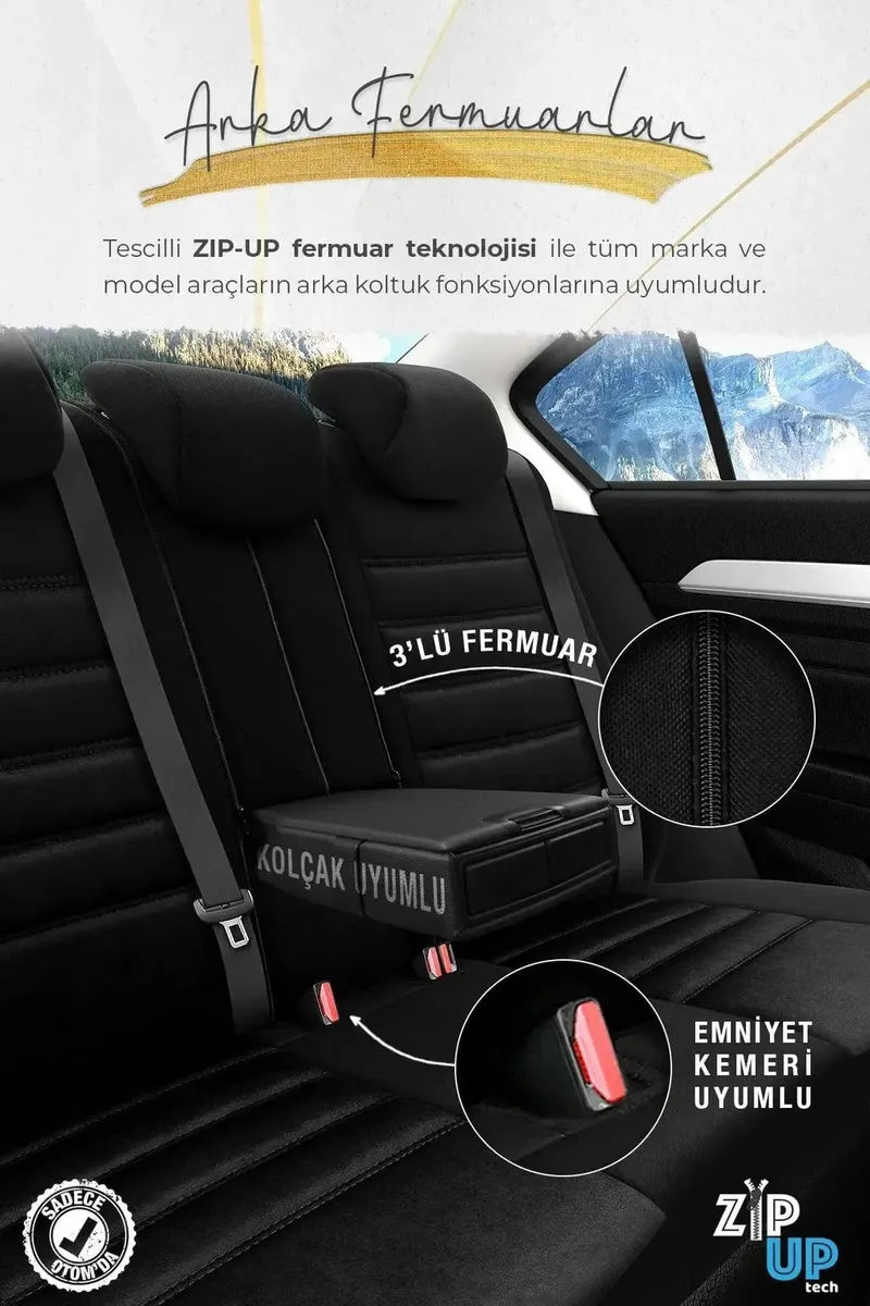 Wimbledon Iconic Design / Universal Universal Oto Koltuk Kılıfı - Binek