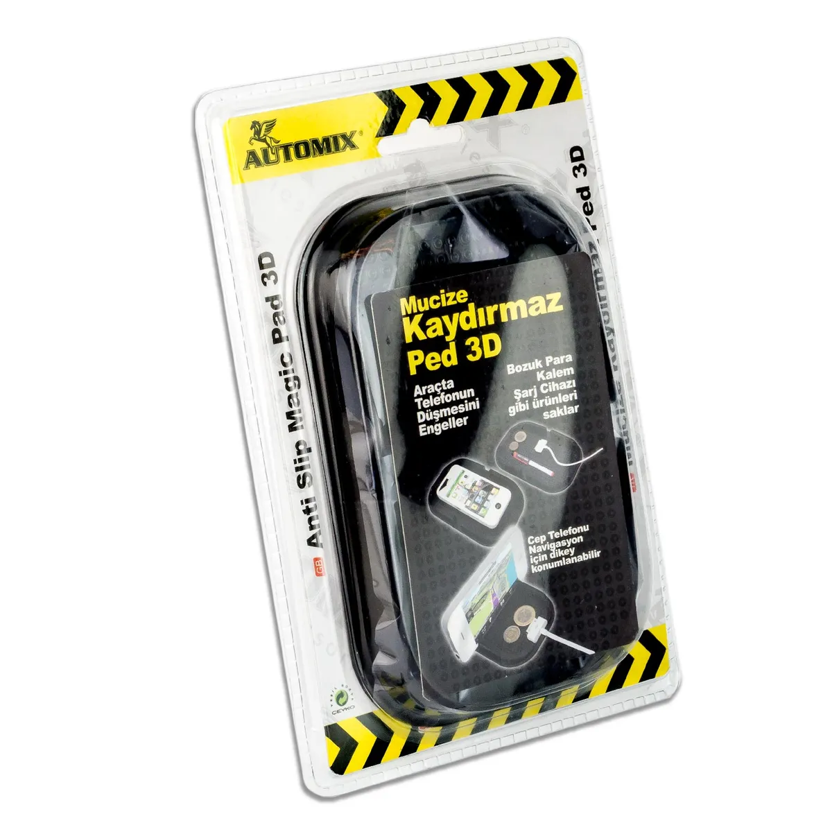 Automix Telefon Tutucu 3D Kaydırmaz Havuzlu Ped - Kaydırmaz Ped
