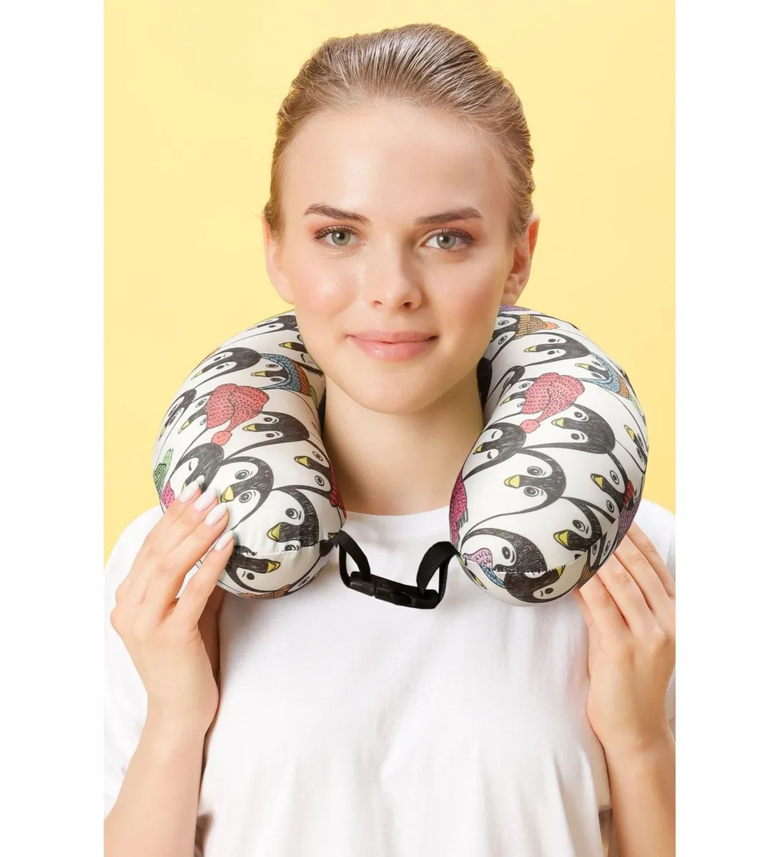 VİSKO Büyük Lüks Seyahat Yastığı (30*30*90 CM) / 1 Adet - Boyun Yastığı