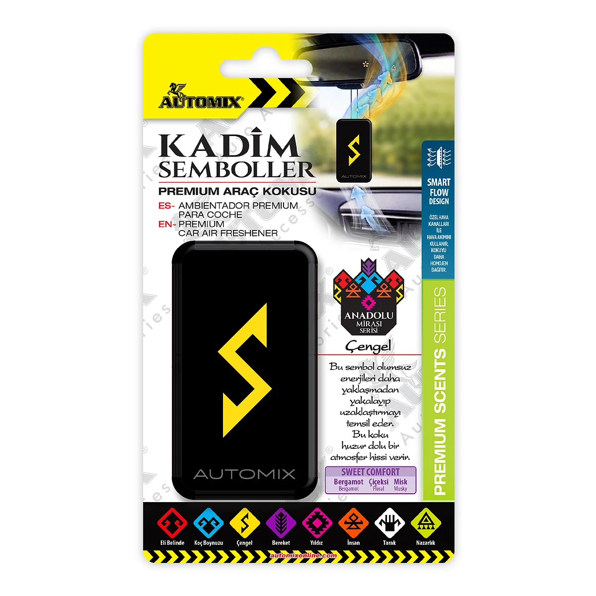 Automix Kadim Semboller Asma Koku - Oto Kokusu, Uzun Süreli Ferahlık - Asma Koku - Görsel 3