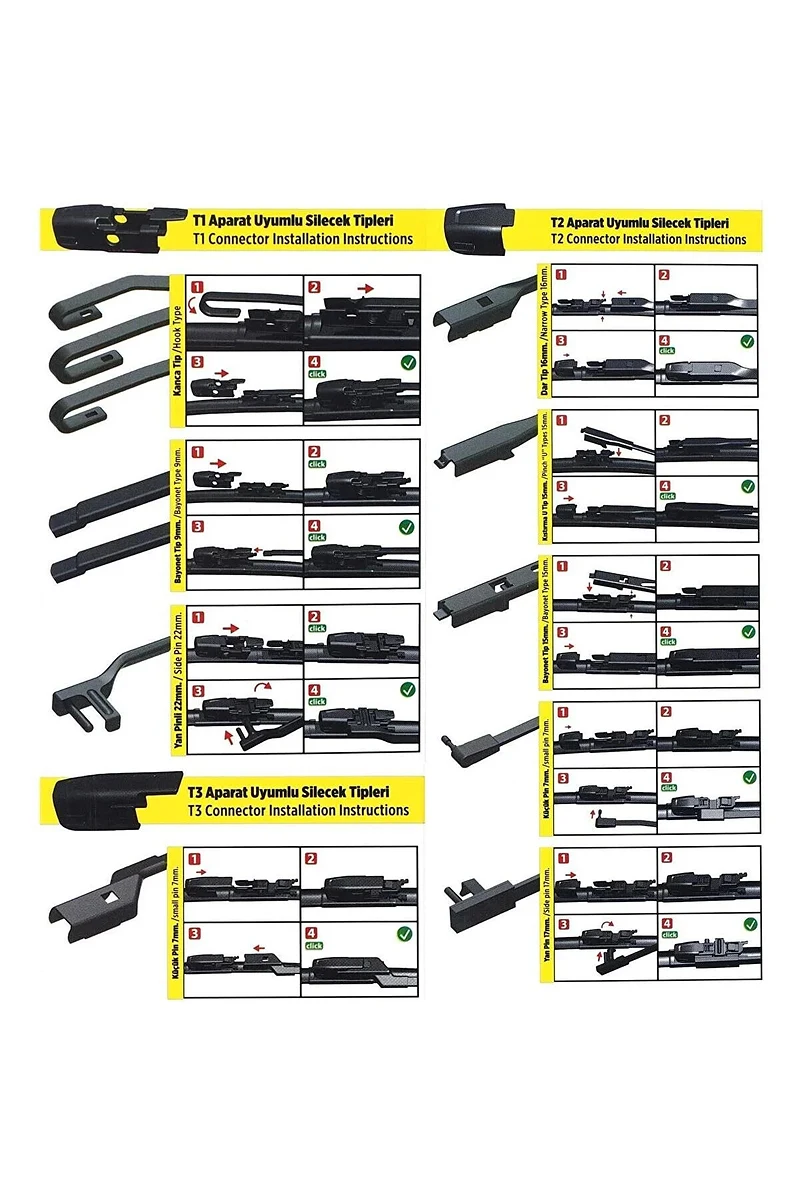 Vette Plus Multifit Silecek 710 Mm / 1 Adet - Aparatlı Silecek