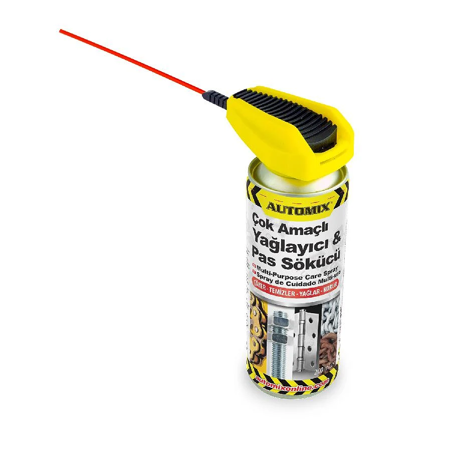 Automix Çok Amaçlı Yağlayıcı & Pas Sökücü - 200Ml - Balata Temizleme Spreyi
