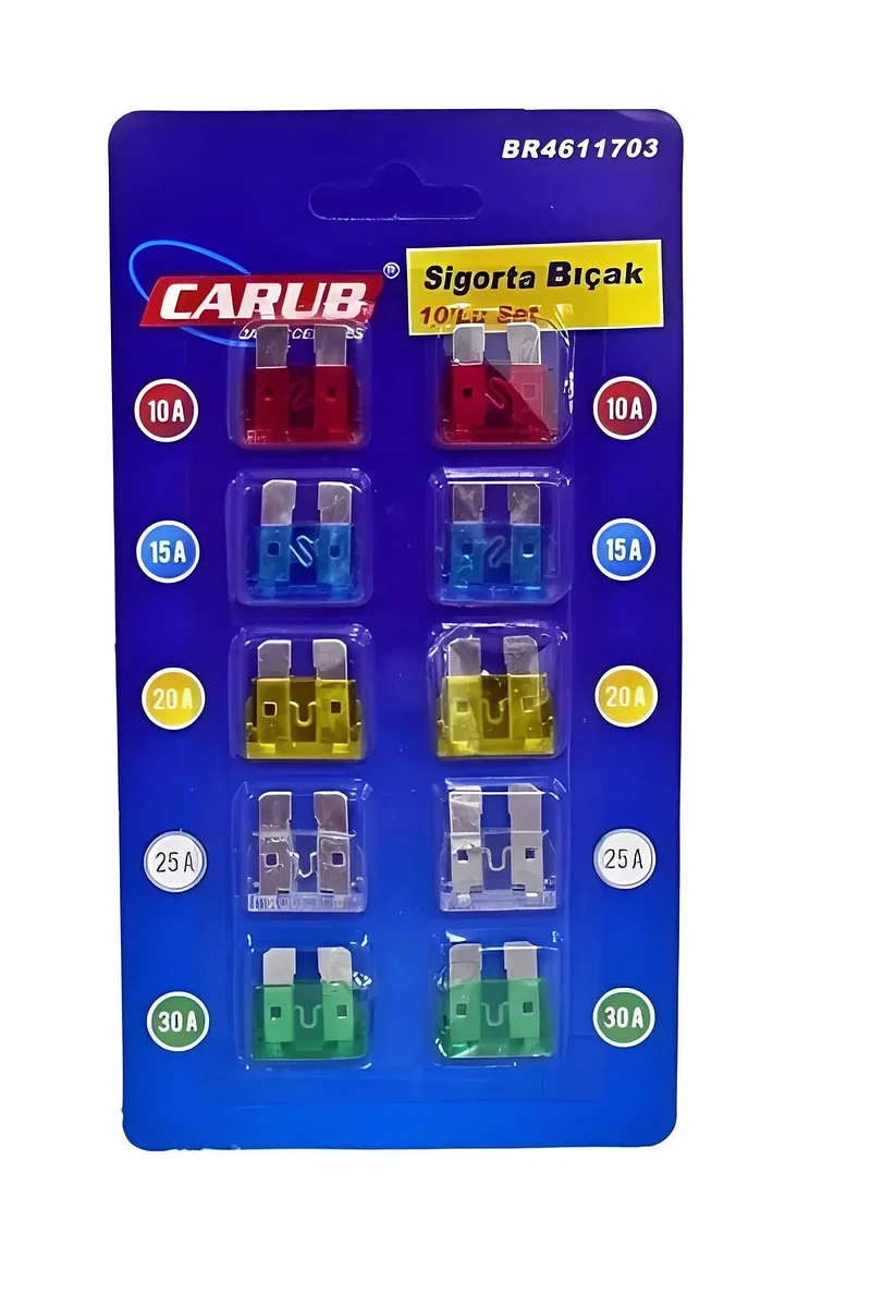 Araç Bıçak Sigorta 19X19 Mm - 10 Lu - Sigorta