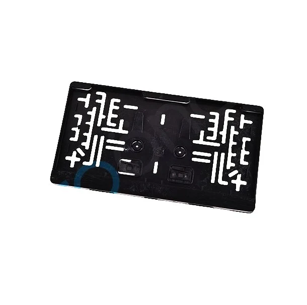 Plastik Plaka Altlığı Siyah (KARE) 31 X 17.5 CM / 1 Adet - Plastik Plakalık