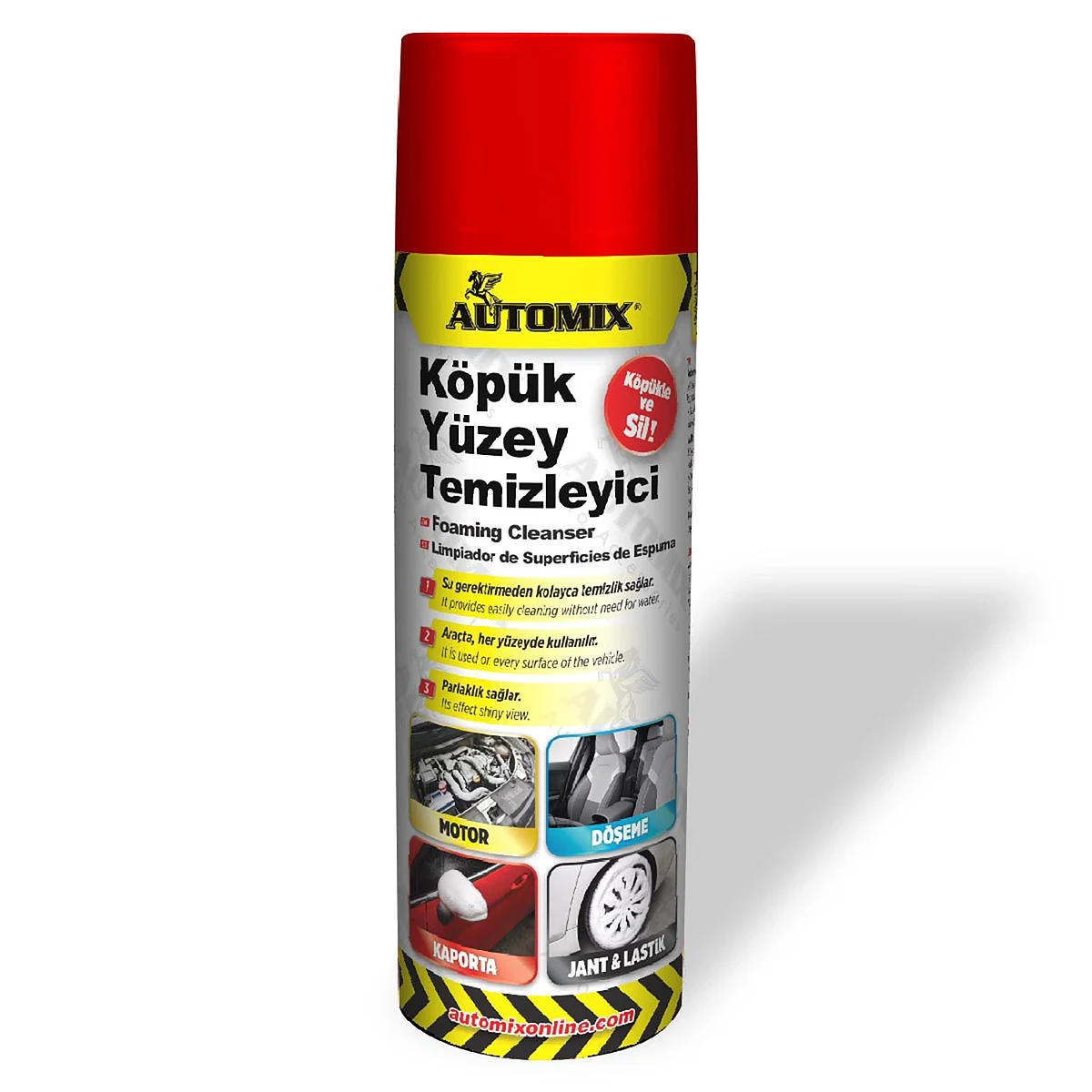 Automix Köpük Yüzey Temizleyici 500 ML - Su Gerektirmez - Genel & Detay Temizlik