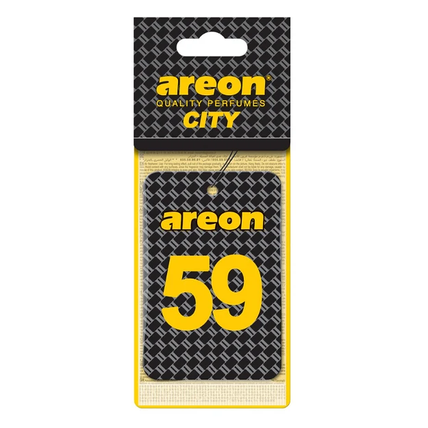 Areon City 59 Tekirdağ Vanilla Black Oto Araç Kokusu - Asma Koku