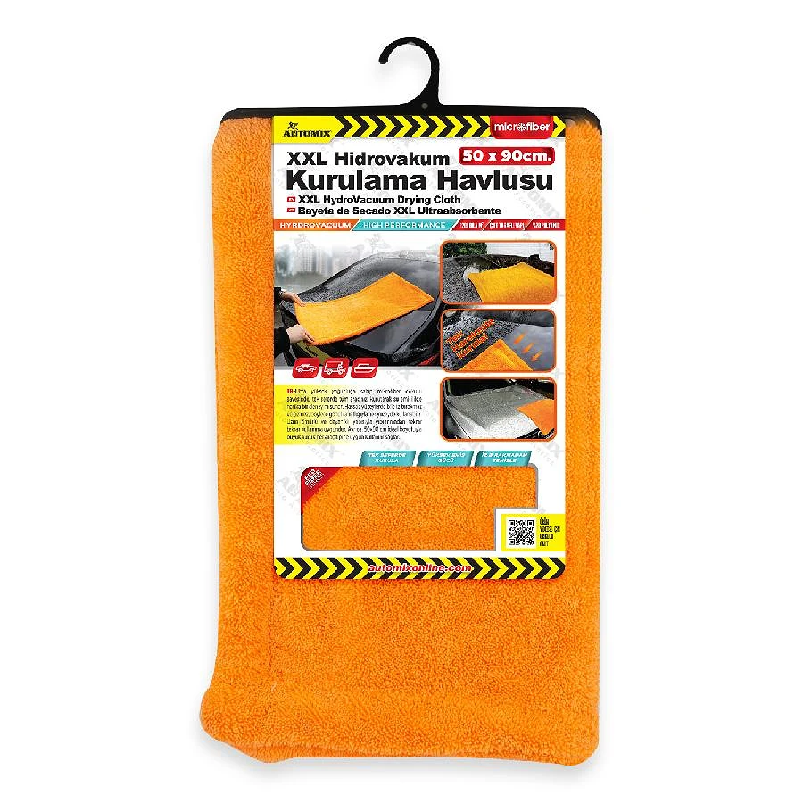 Automix XXL Hidrovakum Kurulama Havlusu 50x90CM - Mikrofiber Bez