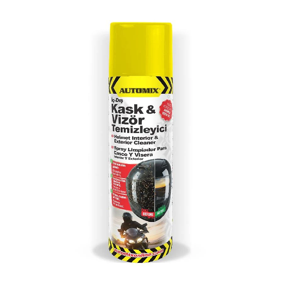 Automix İç-Dış Kask Ve Vizör Temizleyici 300ML - Genel & Detay Temizlik