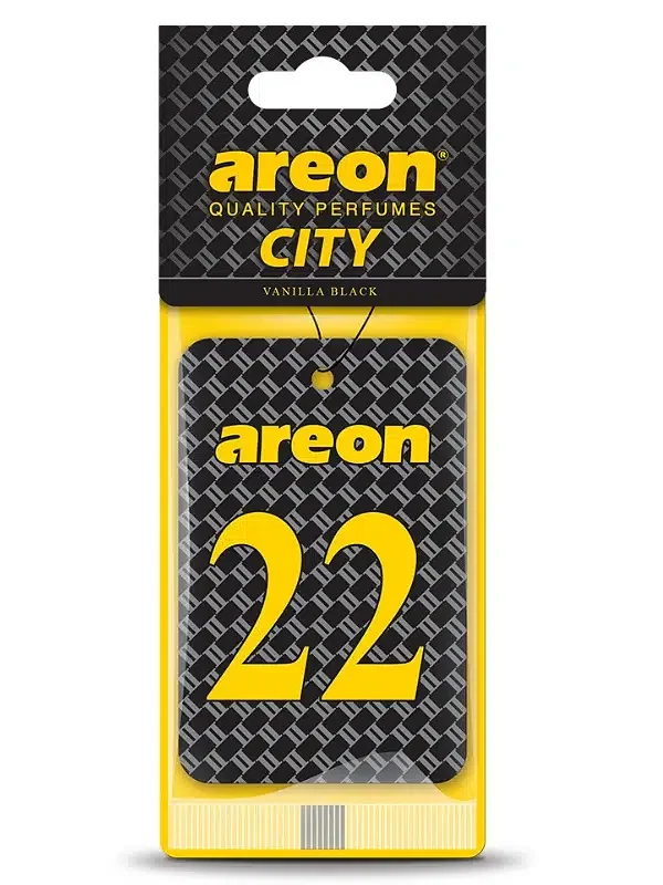 Areon City 22 Edirne Vanilla Black Oto Araç Kokusu - Asma Koku