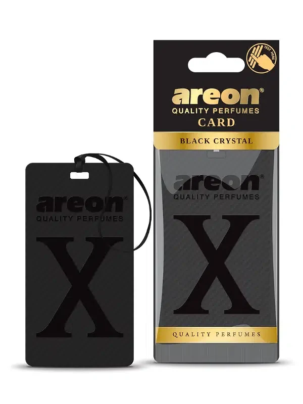 Areon X Card Black Crystal Oto Araç Kokusu - Asma Koku