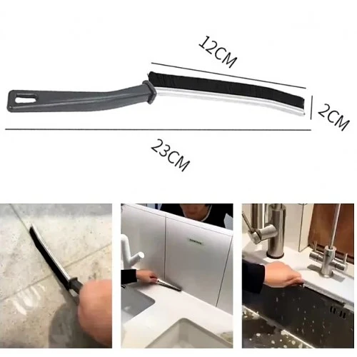 Derz Arası Banyo Mutfak Dar Alan İnce Temizlik Fırçası - Buz Kazıma & Fırça