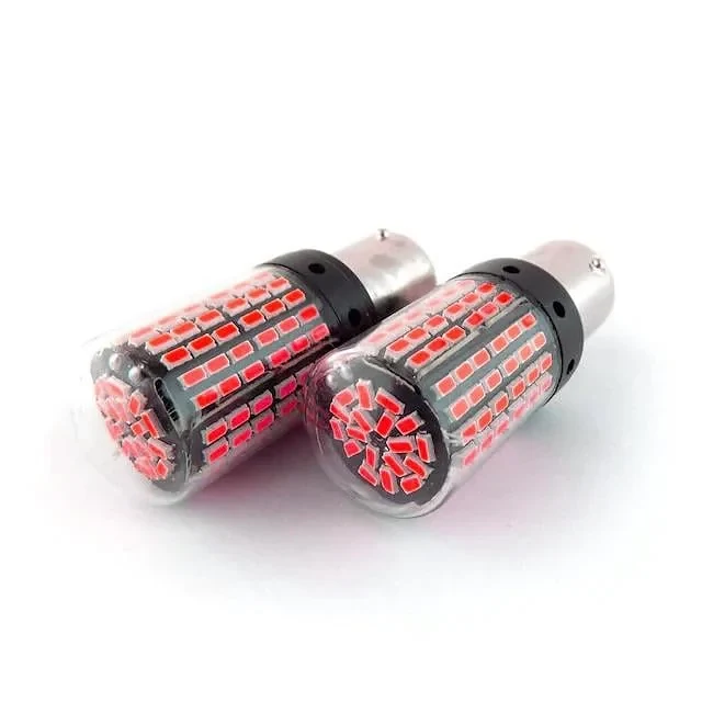 93 Tek Duy 144 Led Kırmızı Ampul / STOP - Gündüz LED
