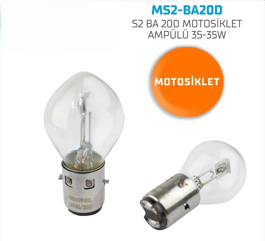 Motosiklet Ampülü A35-35W Ampul / 1 Adet - Far Ampulü