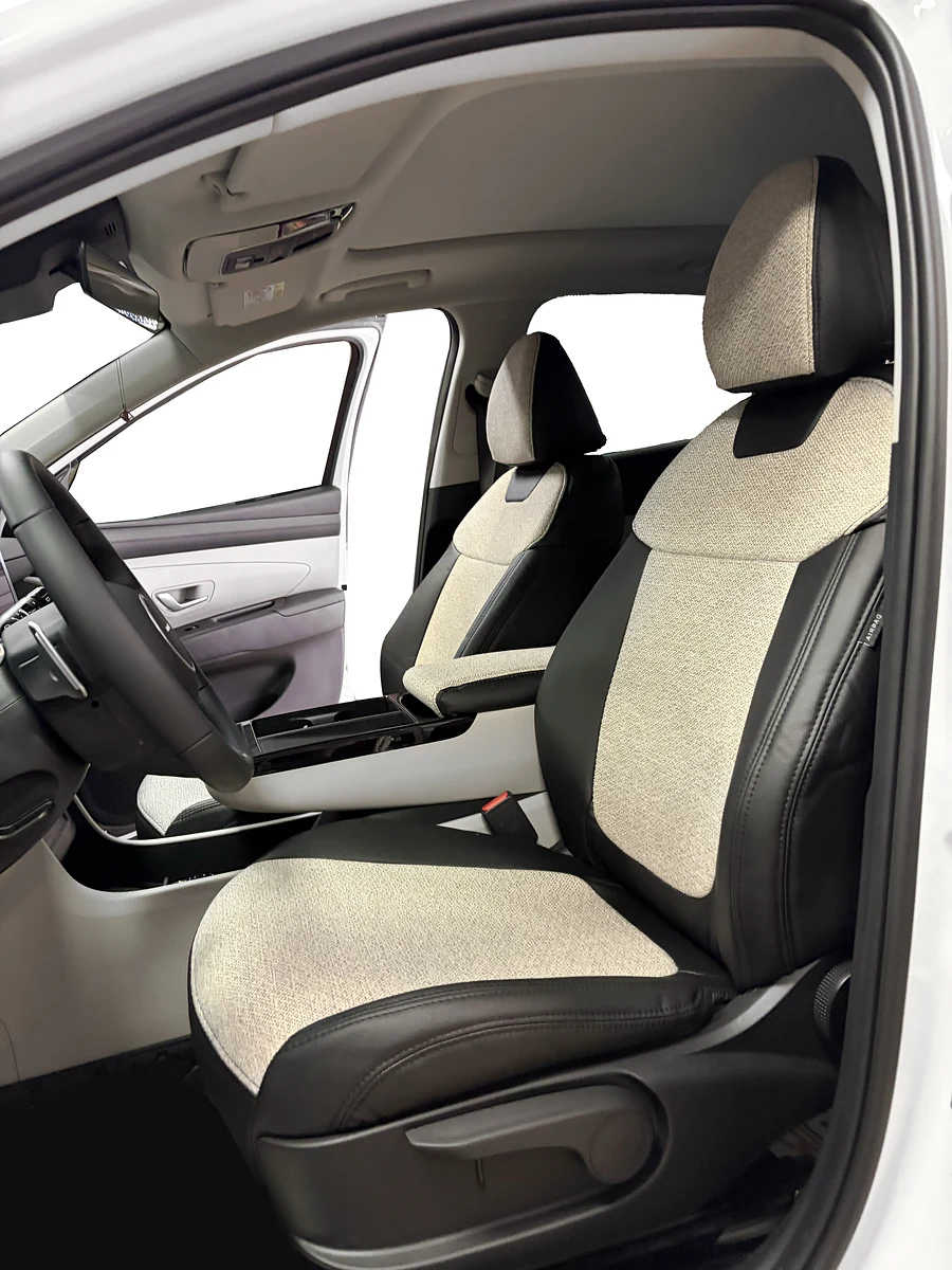 Hyundai Tucson 2021 ve Üzeri Özel Dikim Oto Kılıf - Siyah / Bej - Özel Dikim Oto Kılıf