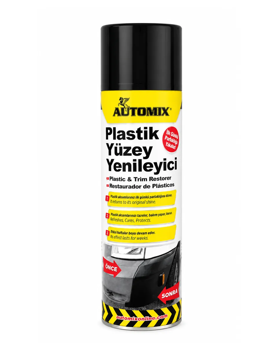 Automix Trim ve Plastik Yüzey Yenileyici 500 ML - Oto Bakım & Temizlik