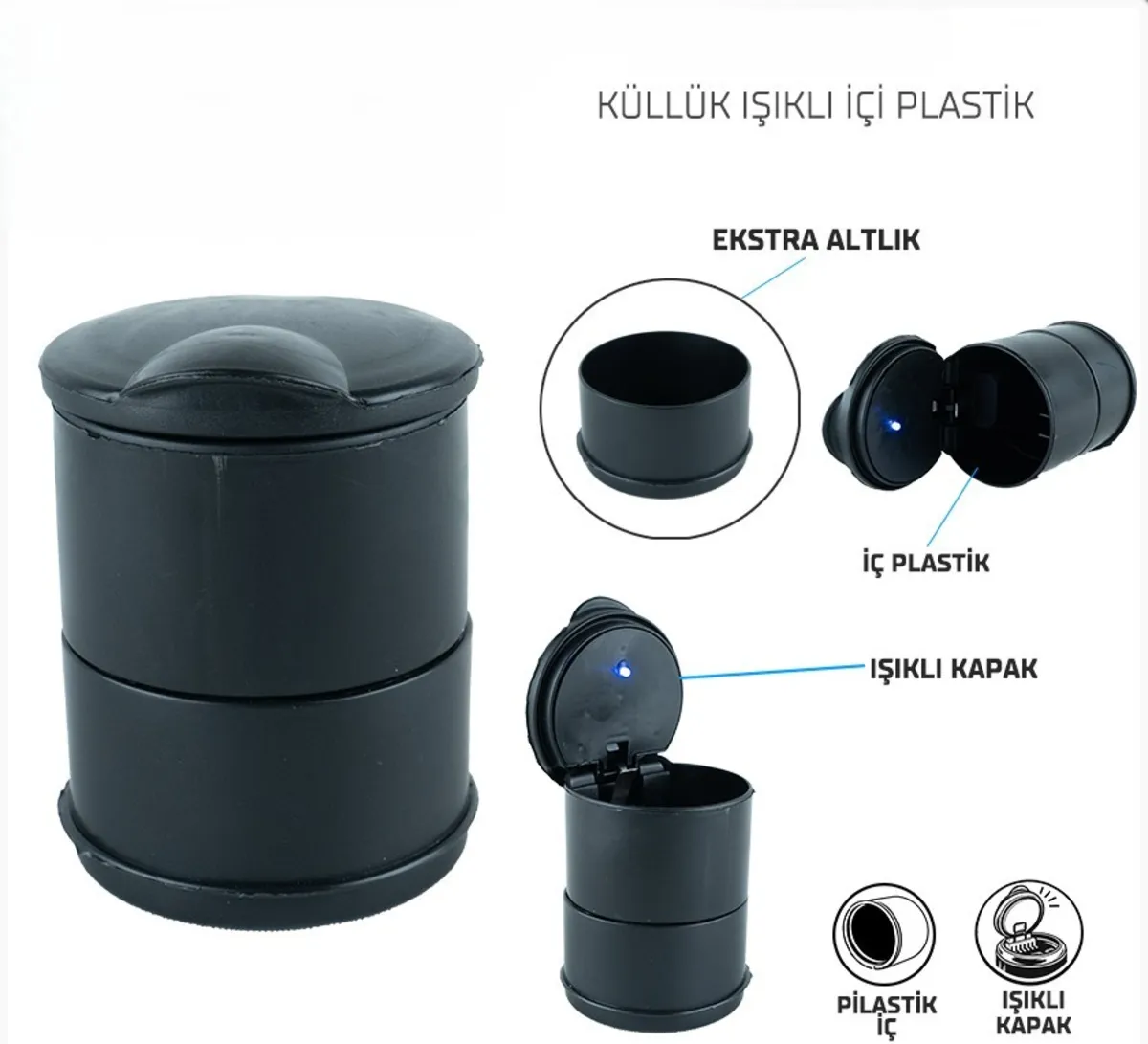 Wi̇mbledon ışıklı Küllük Bardaklıklı - Küllük