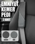 ComfortDrive Emniyet Kemer Pedi Seti - Boyun ve Omuz Koruyucu Kemer Pedi 2'li Paket - Kemer Kılıfı - Görsel 4