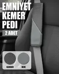 ComfortDrive Emniyet Kemer Pedi Seti - Boyun ve Omuz Koruyucu Kemer Pedi 2'li Paket - Kemer Kılıfı - Görsel 5