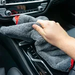 Automix Ultra Emici Gri Kurulama Bezi Çift Kat- 50x70 - Mikrofiber Bez - Görsel 2