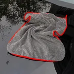 Automix Ultra Emici Gri Kurulama Bezi Çift Kat- 50x70 - Mikrofiber Bez - Görsel 5