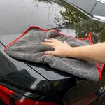 Automix Ultra Emici Gri Kurulama Bezi Çift Kat- 50x70 - Mikrofiber Bez - Görsel 7