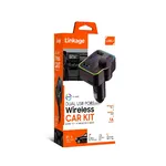 LKW-1 Bluetooth FM Transmitter Araç İçi Müzik Çalar USB Şarjlı Çakmaklık - Bluetooth AUX / FM Transmitter - Görsel 2