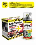Automix Oto Acil Durum Paketi – 600A Akü Takviye Kablosu + 400 ml Premium Lastik Tamir Kiti - Lastik Tamir Kiti